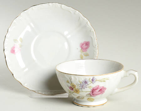 99-17 Footed Cup & Saucer Set