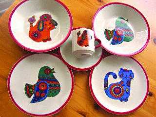 VIL117 Flat Cup & Saucer Set