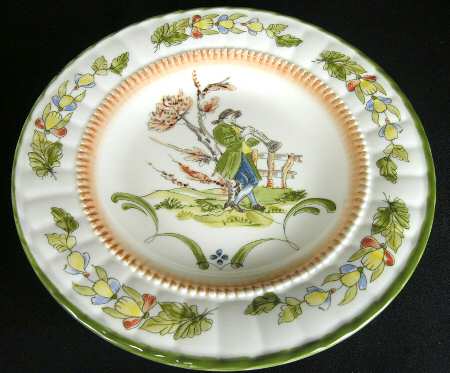Landeben in la Campagne Large Rim Soup Bowl