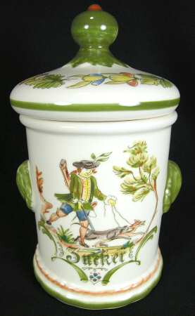 Landeben in la Campagne Sugar Canister & Lid