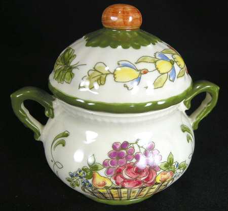 Landeben in la Campagne Sugar Bowl & Lid