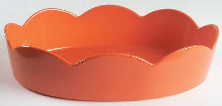 Wonderful World  (Accessory and Serving Pieces) 13" Bloom Shape Oval Vegetable Bowl