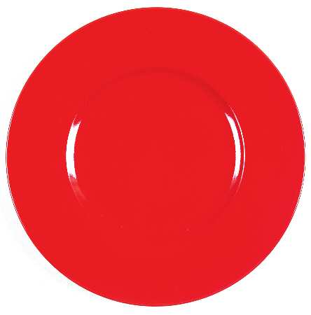 Wonderful World Red Bread & Butter Plate