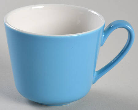 Wonderful World Blue Flat Demitasse Cup
