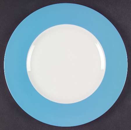 Wonderful World Blue Salad Plate