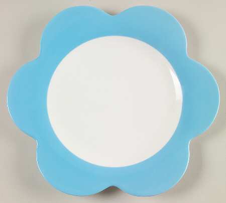 Wonderful World Blue Bloom Salad Plate