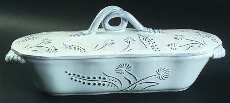 Fiori Delicati Oval Divided Server & Lid