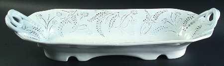 Fiori Delicati 21" Oval Handled Tray