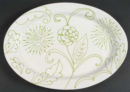 Fresco 16" Oval Serving Platter
