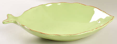 Pesce Pistachio (Green) 15" Large Oval Bowl
