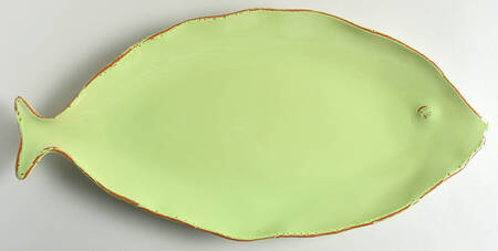 Pesce Pistachio (Green) 20" Oval Serving Platter
