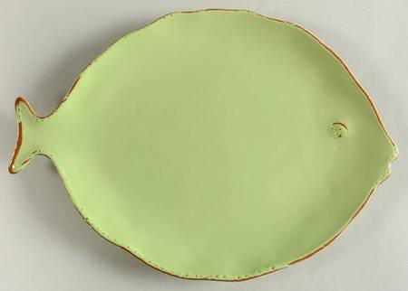 Pesce Pistachio (Green) by Vietri (Italy)