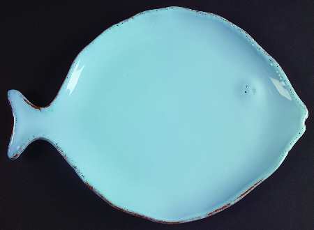 Pesce Celeste (Blue) Salad Plate