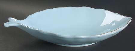 Pesce Celeste (Blue) 15" Large Oval Bowl