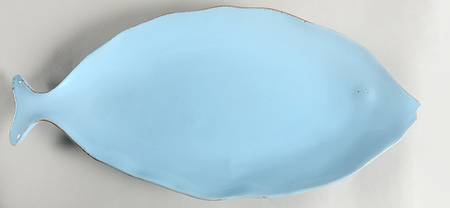 Pesce Celeste (Blue) 20" Oval Serving Platter
