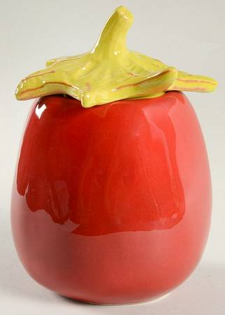 Vegetable Garden Small Canister & Lid