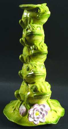 Water Garden Figural Candlestick