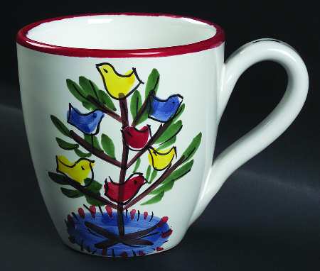 Natale (Green Or Red Trim) Mug
