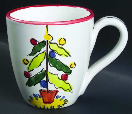 Natale (Green Or Red Trim) Mug