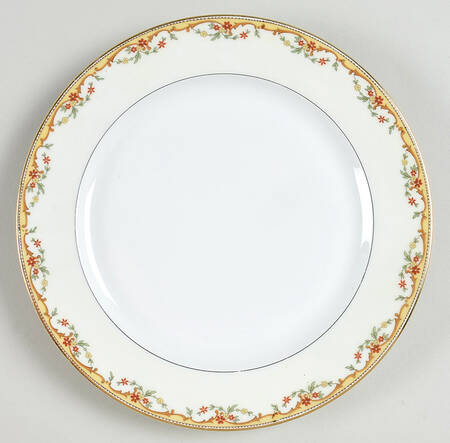 Meuse, The (Yellow, Verge) Luncheon Plate