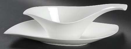 New Wave Premium Gravy Boat & Underplate/Relish