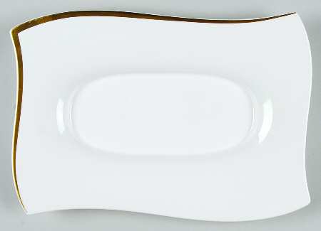 New Wave Premium Gold 12" Rectangular Serving Platter