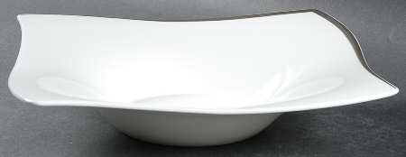 New Wave Premium Platinum Large Rim Soup Bowl