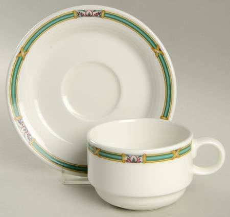 Hotel Orofino (Adriana) Flat Cup & Saucer Set