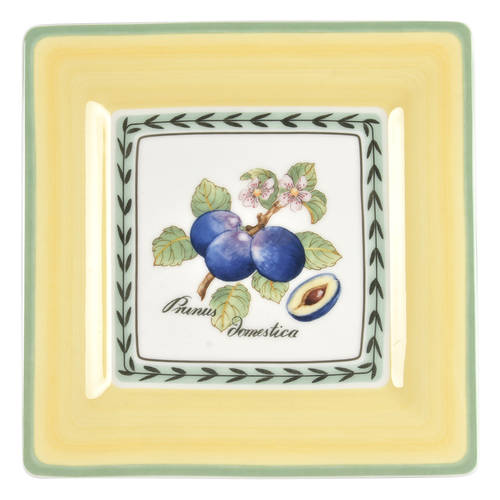 French Garden Fleurence Square Salad Plate
