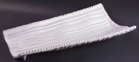 Incanto 19" Oblong Striped Server