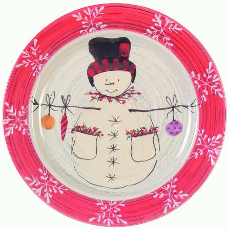 Snow Day 13" Chop Plate (Round Platter)