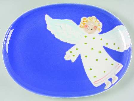Angels 11" Oval Serving Platter