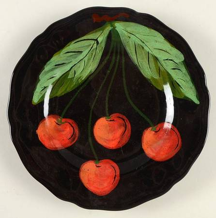 Vintage Fruit Salad Plate