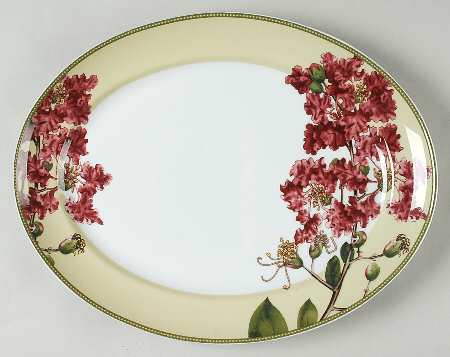Summer Bough 14" Oval Serving Platter