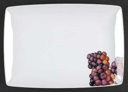 Tropics Blueberry 10" Rectangular Serving Platter