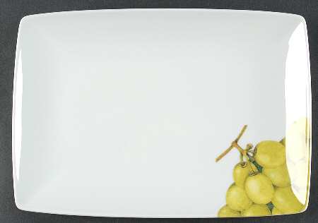 Tropics Grapes 10" Rectangular Serving Platter