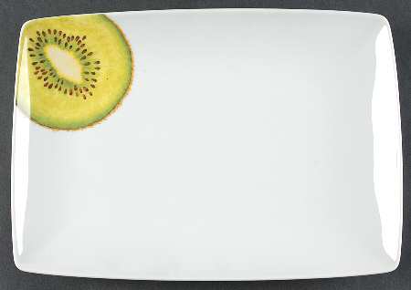 Tropics Kiwi 10" Rectangular Serving Platter