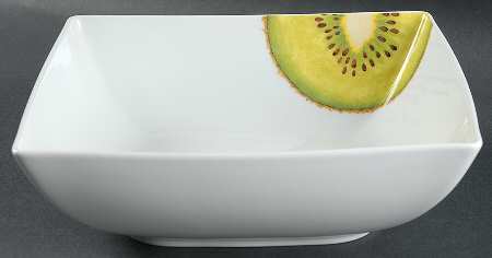 Tropics Kiwi 8" Salad Serving Bowl
