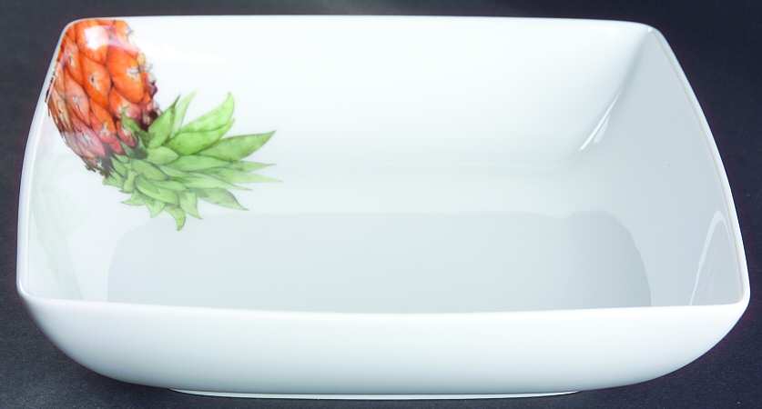 Tropics Pineapple Square Soup Bowl