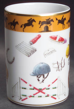 Sport Equestrian Pencil/Pen Holder/Cup