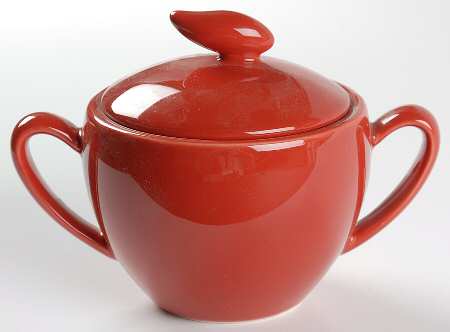 Impact Red Sugar Bowl & Lid