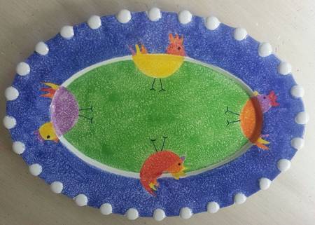 VIE44 12" Oval Serving Platter