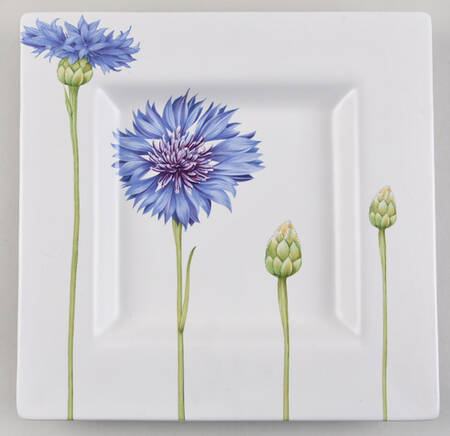 Flora Summerfield 11" Square Serving Platter