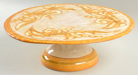 Contrada 13" Diameter Pedestal Cake Stand
