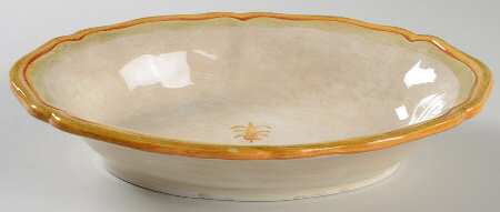 Contrada 10" Oval Vegetable Bowl