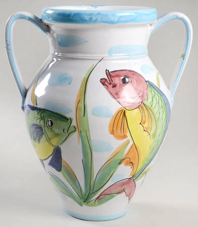 Vista del Mare 11" Handled Vase