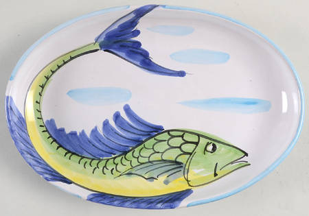 Vista del Mare 10" Oval Serving Platter