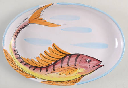 Vista del Mare 10" Oval Serving Platter