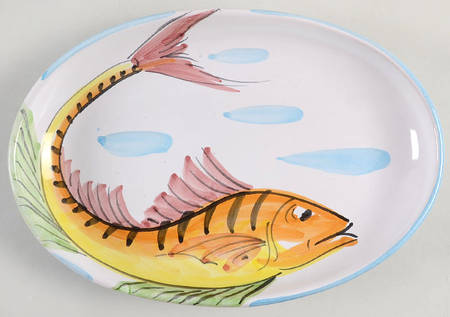 Vista del Mare 10" Oval Serving Platter