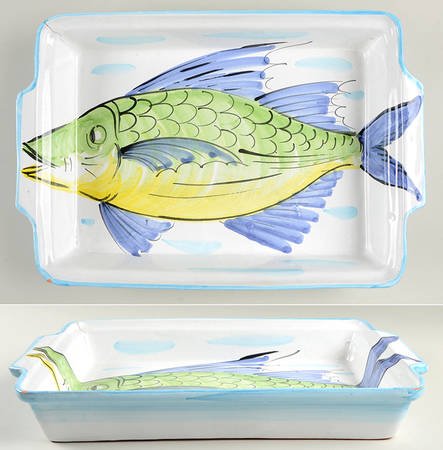 Vista del Mare 16" Rectangular Baker